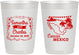 Personalized Wedding 10 oz Frosted Cups - Mexico | 535