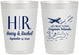 Personalized Wedding 10 oz Frosted Cups - Cayman Island | 544