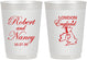Personalized Wedding 10 oz Frosted Cups - England | 548
