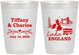 Personalized Wedding 10 oz Frosted Cups - England | 549