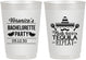 Personalized Bachelorette 10 oz Frosted Cups - Fiesta Siesta Tequila Repeat | 60000