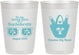 Personalized Bachelorette 10 oz Frosted Cups - Beach | 60010