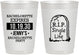 Personalized Bachelorette 10 oz Frosted Cups - Rip Single Life | 60014