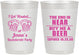 Personalized Bachelorette 10 oz Frosted Cups - I Got Wasted | 60015