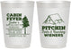 Personalized Bachelorette 10 oz Frosted Cups - Camping | 60019