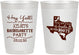 Personalized Bachelorette 10 oz Frosted Cups - Texas Cowgirl | 60041