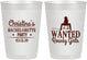 Personalized Bachelorette 10 oz Frosted Cups - Wanted Rowdy Girls | 60049