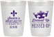 Personalized Bachelorette 10 oz Frosted Cups - Mardi Gras | 60061