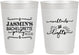 Personalized Bachelorette 10 oz Frosted Cups - Cocktails And Lights | 60065