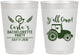 Personalized Bachelorette 10 oz Frosted Cups - Tractor Farm | 60070