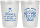 Personalized Bachelorette 10 oz Frosted Cups - Last Ride Before Bride | 60073