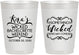 Personalized Bachelorette 10 oz Frosted Cups - Something Wicked | 60076