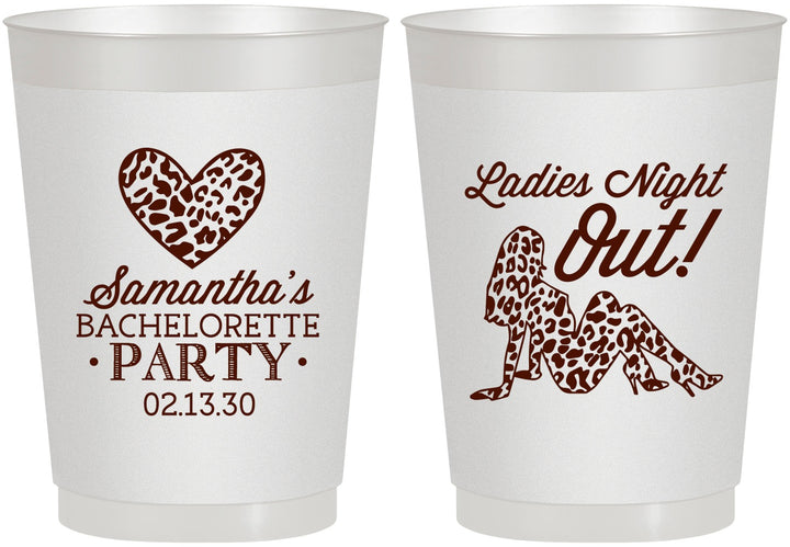 Personalized Bachelorette 10 oz Frosted Cups - Ladies Night Out | 60086