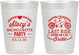 Personalized Bachelorette 10 oz Frosted Cups - Last Ride Before Bride | 60093