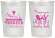Personalized Bachelorette 10 oz Frosted Cups - Raising A Little Hell | 60103