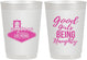 Personalized Bachelorette 10 oz Frosted Cups - Good Girls Naughty | 60111