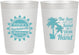 Personalized Bachelorette 10 oz Frosted Cups - Sun Sand Drink Hand | 60114