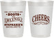 Personalized Bachelorette 10 oz Frosted Cups - Boots And Bling | 60118