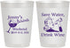 Personalized Bachelorette 10 oz Frosted Cups - Save Water Drink Wine | 60120