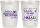 Personalized Bachelorette 10 oz Frosted Cups - About To Get Real | 60123