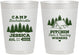 Personalized Bachelorette 10 oz Frosted Cups - Camping | 60124