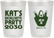 Personalized Bachelorette 10 oz Frosted Cups - Beach | 60126