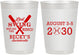 Personalized Bachelorette 10 oz Frosted Cups - Last Swing Before Ring | 60127