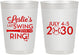 Personalized Bachelorette 10 oz Frosted Cups - Last Swing Before Ring | 60128
