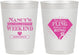 Personalized Bachelorette 10 oz Frosted Cups - Final Fling Before The Ring | 60129