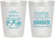 Personalized Bachelorette 10 oz Frosted Cups - Something Borrowed | 60132