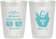Personalized Bachelorette 10 oz Frosted Cups - Beach Sun Never Sets | 60136