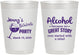 Personalized Bachelorette 10 oz Frosted Cups - Alcohol | 60138