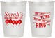 Personalized Bachelorette 10 oz Frosted Cups - Last Fling Before Rings | 60140