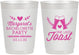 Personalized Bachelorette 10 oz Frosted Cups - One Last Toast | 60147