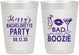 Personalized Bachelorette 10 oz Frosted Cups - Bad And Boozie | 60156