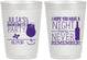 Personalized Bachelorette 10 oz Frosted Cups - Night Never Remember | 60160