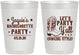 Personalized Bachelorette 10 oz Frosted Cups - Cowgirl Boots | 60163