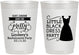 Personalized Bachelorette 10 oz Frosted Cups - Little Black Dress | 60164