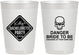 Personalized Bachelorette 10 oz Frosted Cups - Danger Bride To Be | 60165