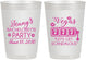 Personalized Bachelorette 10 oz Frosted Cups - Las Vegas | 60170
