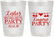 Personalized Bachelorette 10 oz Frosted Cups - Lingerie Party | 60171