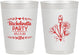 Personalized Bachelorette 10 oz Frosted Cups - Flowers | 60174