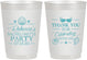 Personalized Bachelorette 10 oz Frosted Cups - Beach | 60177