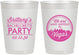 Personalized Bachelorette 10 oz Frosted Cups - Las Vegas | 60190