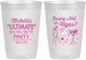 Personalized Bachelorette 10 oz Frosted Cups - Raising Hell In Vegas | 60196