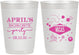 Personalized Bachelorette 10 oz Frosted Cups - Las Vegas | 60198