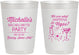 Personalized Bachelorette 10 oz Frosted Cups - Las Vegas | 60199
