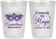 Personalized Quinceanera 10 oz Frosted Cups - Mardi Gras Quince | 70010