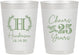 Personalized Anniversary 10 oz Frosted Cups - Cheers To 25 Years | 80002