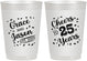 Personalized Anniversary 10 oz Frosted Cups - Cheers To 25 Years | 80012